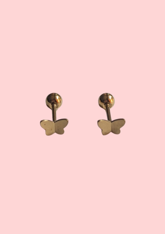 Butterfly Gold with ball Stopper